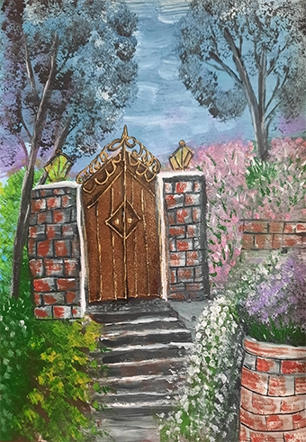 Garden stairs